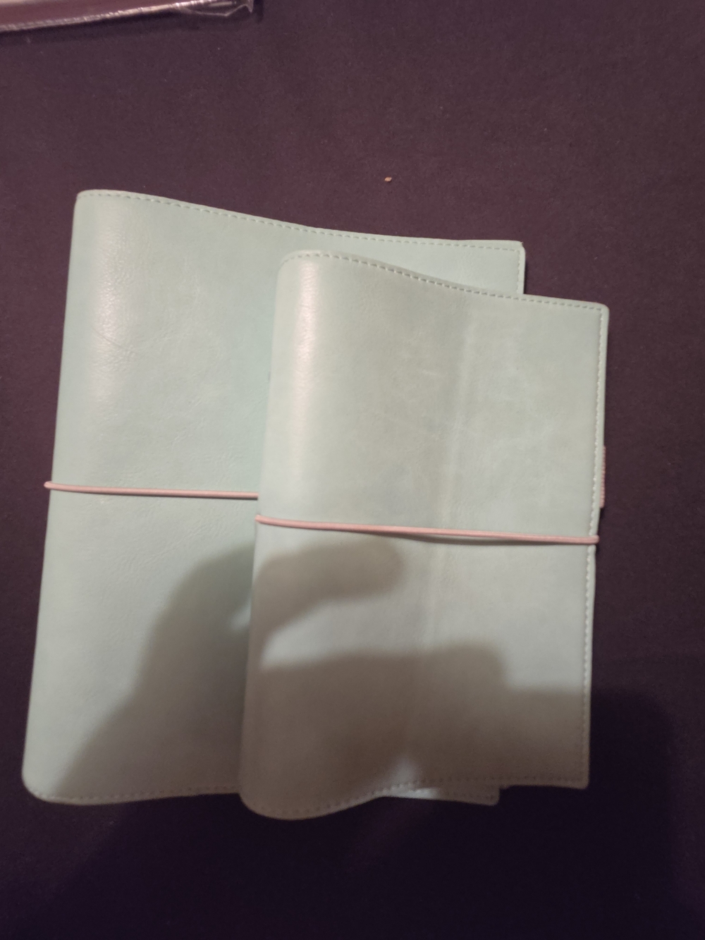 filoFAX Mint Green Notebook Set Covers with White Elastic